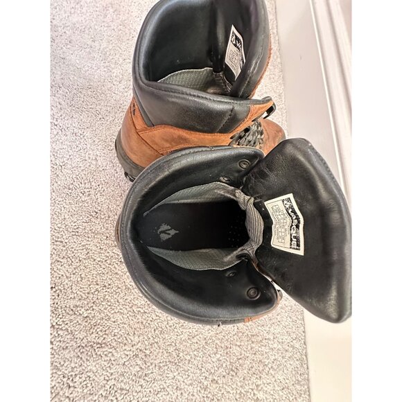 Vasque Vibram Mens Hiking Boots Size 7M Brown/Black Leather Lace Up 716M - Picture 11 of 13